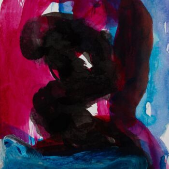 Painting titled "Sans titre" by Bernard Bonnet, Original Artwork, Acrylic