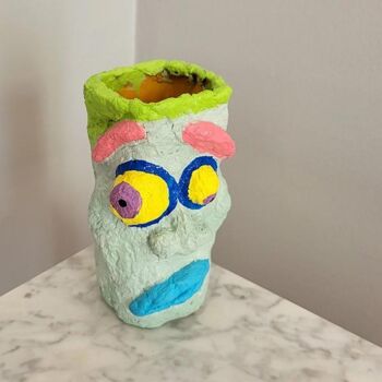 Sculpture titled "potoz29" by Adel Gastel, Original Artwork, Acrylic