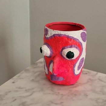 Sculpture titled "potoz30" by Adel Gastel, Original Artwork, Acrylic