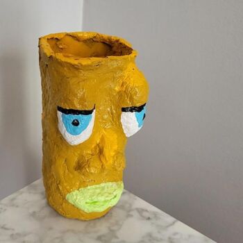 Sculpture titled "potoz34" by Adel Gastel, Original Artwork, Acrylic