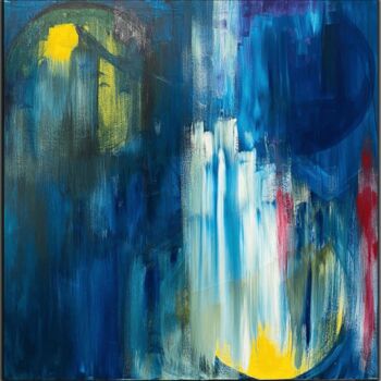 Painting titled "L'OMBRE PROTEGE LE…" by Isabelle Taieb Nicolaï, Original Artwork, Acrylic