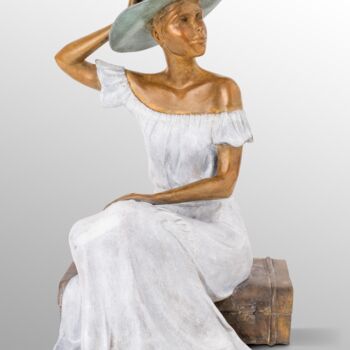 "- Margaux -" başlıklı Heykel Alain Choisnet tarafından, Orijinal sanat, Bronz