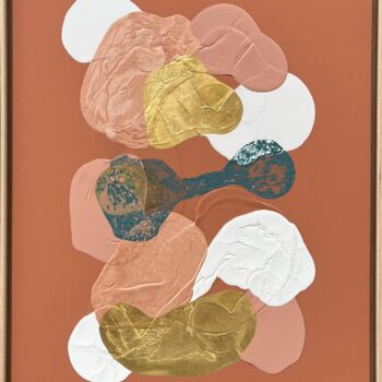 Painting titled "Kintsugi 20" by Candice Lartigue, Original Artwork, Acrylic