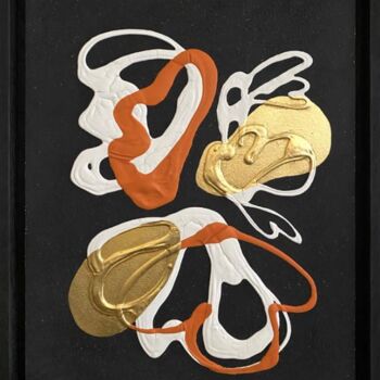 Painting titled "Kintsugi 14" by Candice Lartigue, Original Artwork, Acrylic