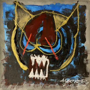 Painting titled "KAT (I)" by Alvaro Alarcon Figueroa, Original Artwork, Acrylic