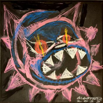 Painting titled "KAT (II)" by Alvaro Alarcon Figueroa, Original Artwork, Acrylic