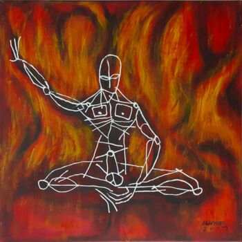 Painting titled "TUMO" by Alvaro Alarcon Figueroa, Original Artwork, Acrylic