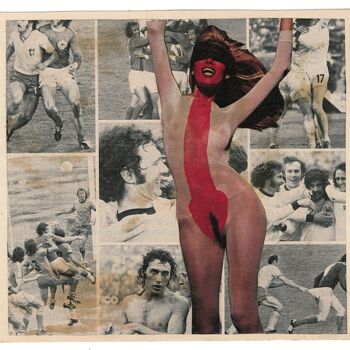 Collages titled "Collage Etnografia…" by Eulàlia Grau, Original Artwork, Collages