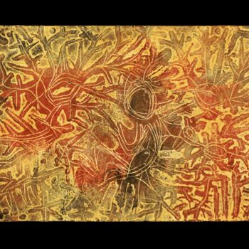 Printmaking titled "COSMOS" by Alvaro Alarcon Figueroa, Original Artwork, Engraving