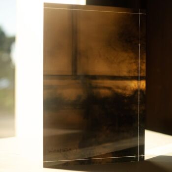 Photography titled "L'heure bleue" by Emmanuelle Benjamin, Original Artwork, Paper
