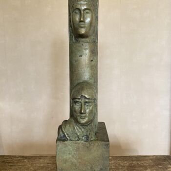 Sculpture titled "Médiéval " by Jean Gabriel Mondié, Original Artwork, Bronze