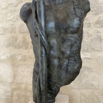 Sculpture intitulée "Esculape :Torse" par Jean Gabriel Mondié, Œuvre d'art originale, Bronze