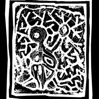 Drawing titled "RAMEAUX" by Alvaro Alarcon Figueroa, Original Artwork, Ink