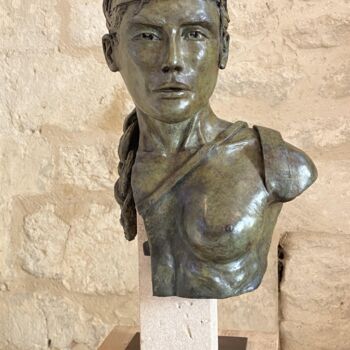 Sculpture titled "Antiope" by Jean Gabriel Mondié, Original Artwork, Bronze