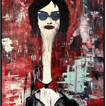 Ζωγραφική με τίτλο "DREAMER MALGRE LUI" από Isabelle Taieb Nicolaï, Αυθεντικά έργα τέχνης, Ακρυλικό