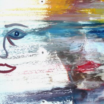 Painting titled "" Nous vivons dans…" by Lautum, Original Artwork, Oil