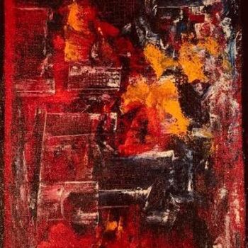 Collages titled "Un autre monde " by Spazi, Original Artwork, Collages