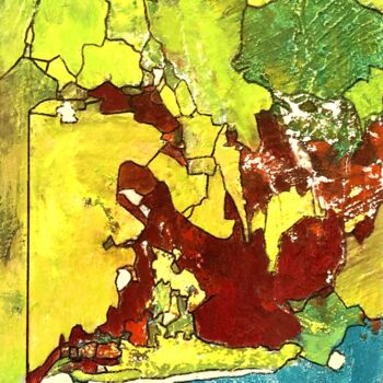 Painting titled "Aristode " by Spazi, Original Artwork, Fabric