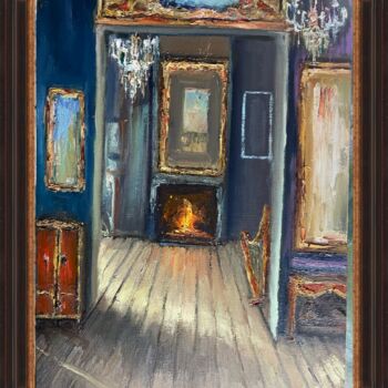 Peinture intitulée "baroque" par Nicolas Dupuy, Œuvre d'art originale, Huile