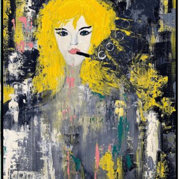 Peinture intitulée "BUBBLE" par Isabelle Taieb Nicolaï, Œuvre d'art originale, Acrylique
