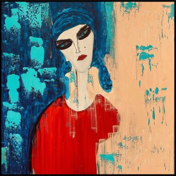 Peinture intitulée "ADELAIDE SISTER" par Isabelle Taieb Nicolaï, Œuvre d'art originale, Acrylique