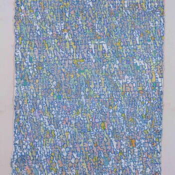 Painting titled "2 - Disparités " by Alain Blondel, Original Artwork, Oil