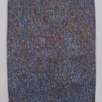 Painting titled "Disparités 2" by Alain Blondel, Original Artwork, Oil