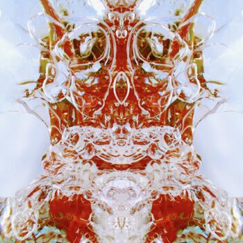 Printmaking titled "    NEKOMATA	" by Francis Grosjean, Original Artwork, Aluminium