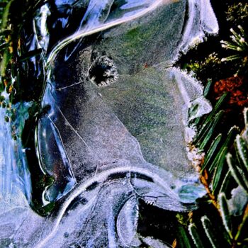 Photographie intitulée "ETHER ILLUMINÉ	" par Francis Grosjean, Œuvre d'art originale, Aluminium