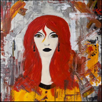 Painting titled "IRENE" by Isabelle Taieb Nicolaï, Original Artwork, Acrylic