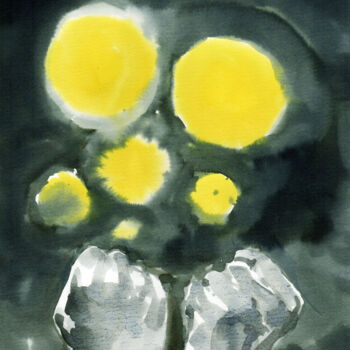 Drawing titled "sans titre" by Rodin Sotolongo Zapata, Original Artwork, Watercolor