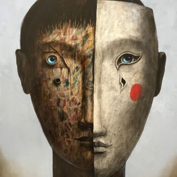 Painting titled "Siceron" by Fabien Delaube, Original Artwork, Oil