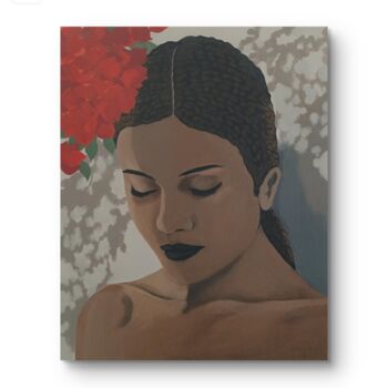 Painting titled "Les heures" by Laetitia Mamizara, Original Artwork, Acrylic