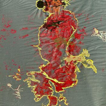 Painting titled "Paper no title" by Lovek , Original Artwork, Acrylic