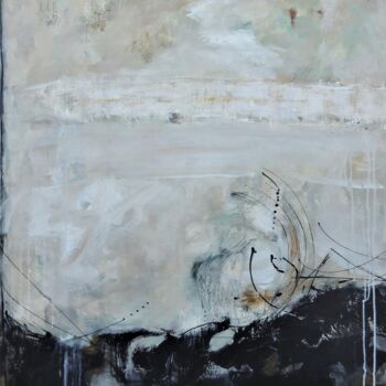Painting titled "A bright horizon (1…" by Eleni Pappa Tsantilis, Original Artwork, Acrylic