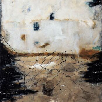 Painting titled "FOLLOW THE FLOW" by Eleni Pappa Tsantilis, Original Artwork, Acrylic