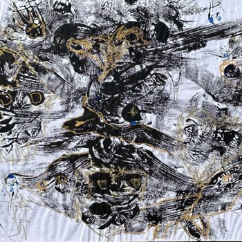 Painting titled "Paper no title" by Lovek , Original Artwork, Acrylic