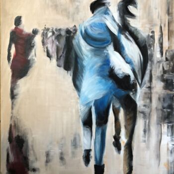Peinture intitulée "MIGRATION " par Marylise Jozan, Œuvre d'art originale, Acrylique