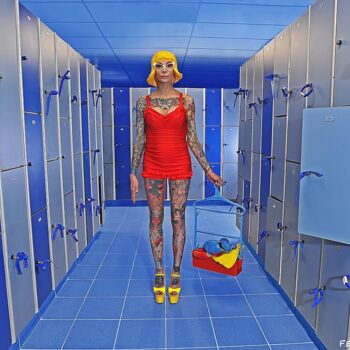Photography titled "Playmobil 1" by Fermet & Faton, Original Artwork, Paper