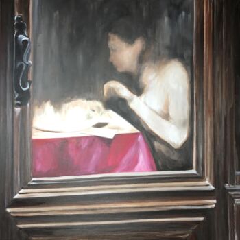 Peinture intitulée "DEGUSTATION " par Marylise Jozan, Œuvre d'art originale, Acrylique