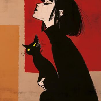 Painting titled "Mia" by So!Lo, Original Artwork, Acrylic