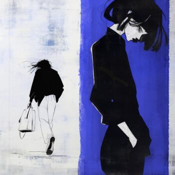 Painting titled "Rachel" by So!Lo, Original Artwork, Acrylic