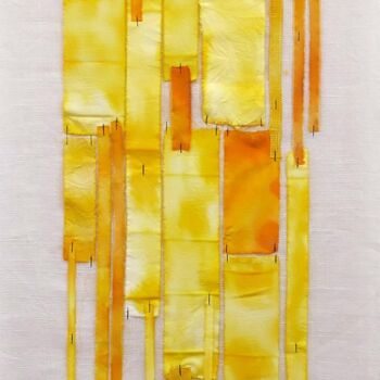 Drawing titled "JAUNE NUMERO 1" by Swid, Original Artwork, Ink