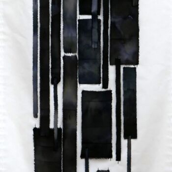 Drawing titled "NOIR NUMERO 3" by Swid, Original Artwork, Ink