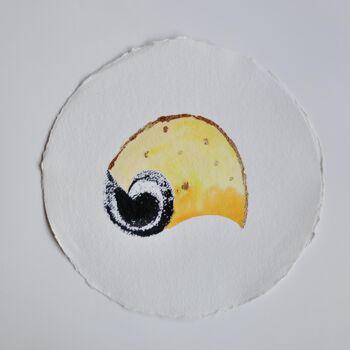 Drawing titled "Bulles éléments : A…" by Cécile White, Original Artwork, Ink