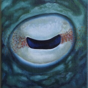 Painting titled "Octopus Briareus" by Romain Bernini, Original Artwork, Oil