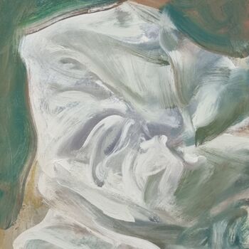 Painting titled "Sans titre4" by Alin Bozibiciu, Original Artwork, Oil