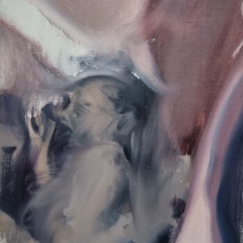 Painting titled "Repeat" by Alin Bozibiciu, Original Artwork, Oil