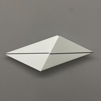 Sculpture intitulée "Felter weiss mit sc…" par Gerhard Frömel, Œuvre d'art originale, Acrylique
