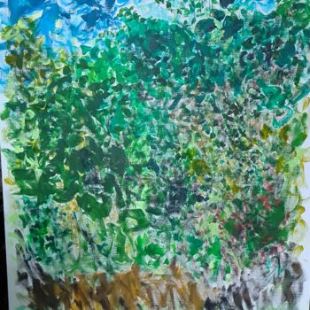 Painting titled "Le Port clos" by Monica Dehaeze , Original Artwork, Acrylic